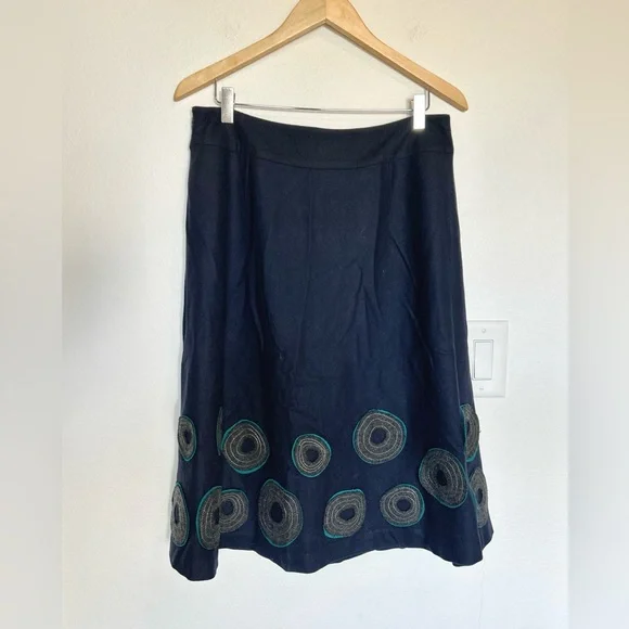 Boden Wool A Line Skirt - Picture 8 of 10